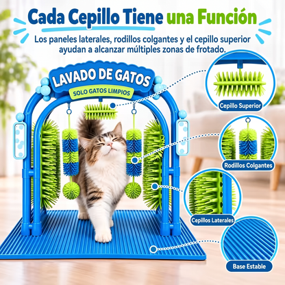Estación Spa Interactiva para Gatos