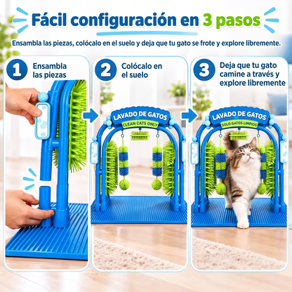 Estación Spa Interactiva para Gatos