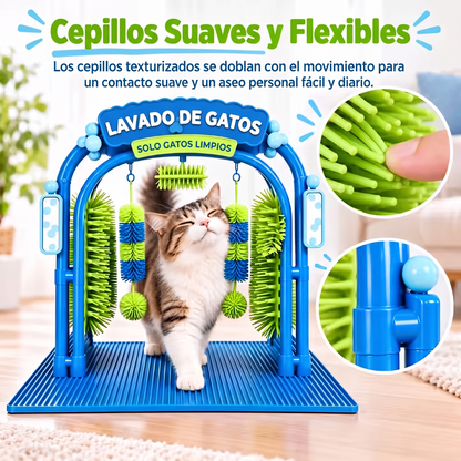 Estación Spa Interactiva para Gatos